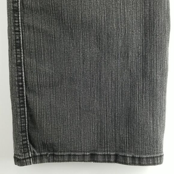 🎁5/$25 Contrast Jeans Women's11 Black Zip Button Closure 5 Pocket Boot Cut - Picture 8 of 10